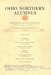 Ohio Northern Alumnus - April, 1927 by Ohio Northern University Alumni Association, Jay P. Taggart, Frank B. Willis, Thomas J. Smull, J. Otto Newton, and Richard H. Schoonover